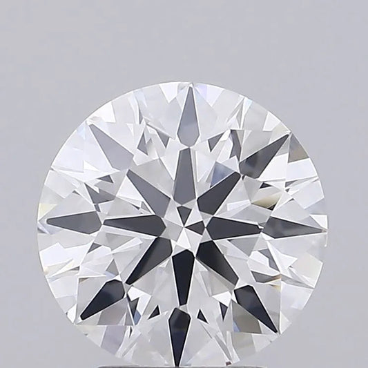 3.02ct Round Lab Grown Diamond (Colour E, Clarity IF, Cut ID, IGI Certified) AG & CO Jewellery