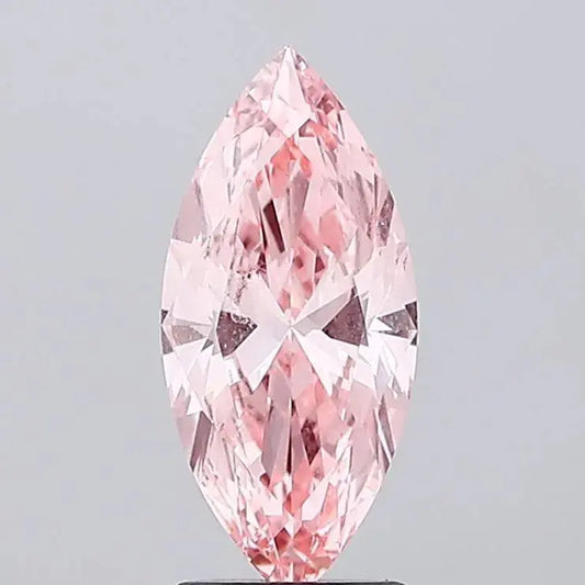 2.03ct Marquise Lab Grown Diamond (Colour Fancy Vivid Pink, Clarity VVS2, IGI Certified) - AG & CO Jewellery