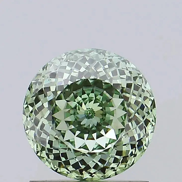 1.30ct Portuguese Cut Lab Grown Diamond (Colour Fancy Intense Green, Clarity VS2, IGI Certified) - AG & CO Jewellery