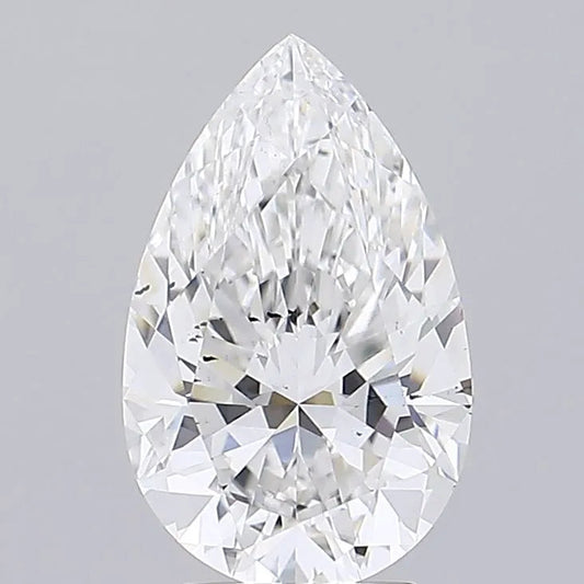 3.17ct Pear Lab Grown Diamond (Colour F, Clarity SI1, IGI Certified) AG & CO Jewellery