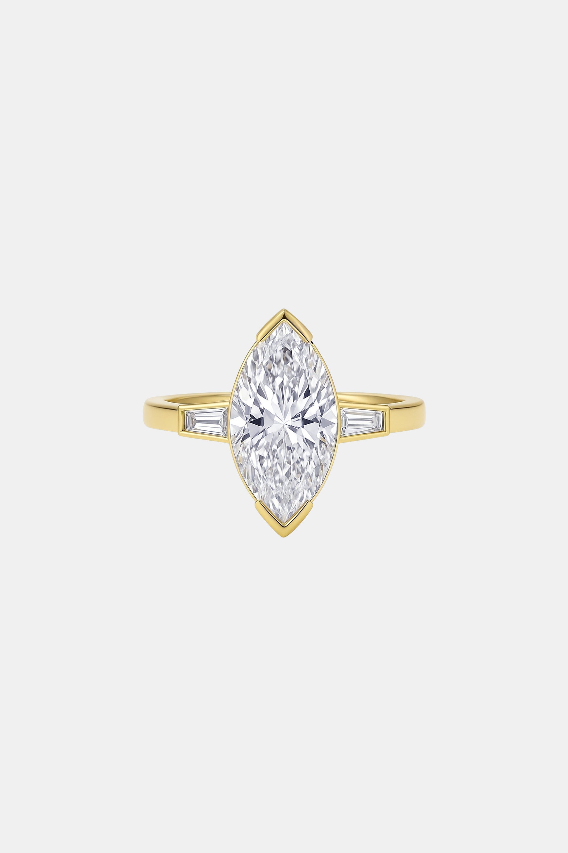 Sophie -  The Trilogy Bezel | Marquise & Tapered Baguettes AG & CO Jewellery