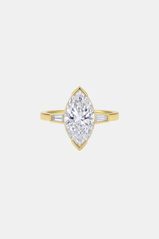 Sophie -  The Trilogy Bezel | Marquise & Tapered Baguettes AG & CO Jewellery