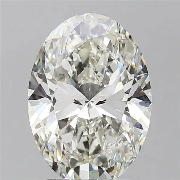 2.00ct oval lab grown diamond (colour h, clarity vs1, igi certified)