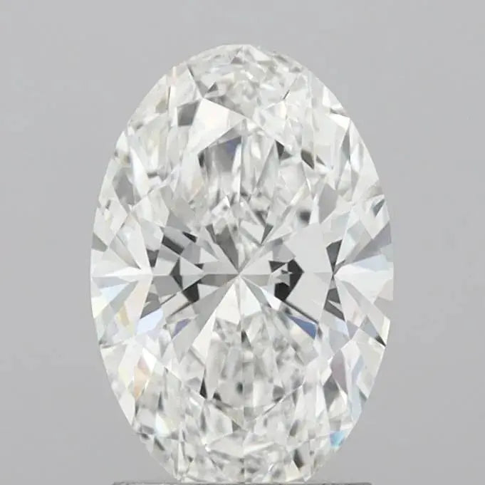 2.02ct oval lab grown diamond (colour e, clarity vvs1, igi certified) ag & co jewellery