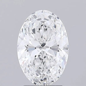 2.03 Carat D-VVS2 Oval Lab Diamond