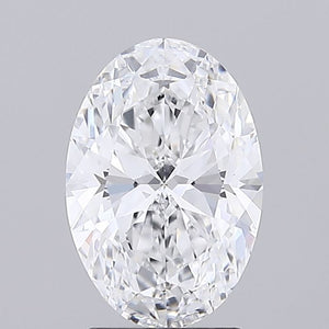 2.03 Carat D-VVS2 Oval Lab Diamond