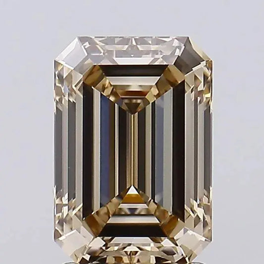 2.03ct Emerald Lab Grown Diamond (Colour Fancy Brown, Clarity VS1, IGI Certified) AG & CO Jewellery