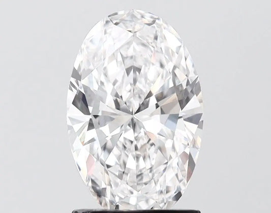 2.05 Carat D-VVS2 Oval Lab Diamond