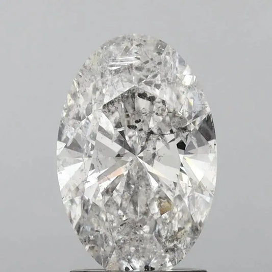 2.05ct Oval Natural Diamond (Colour F, Clarity I1, Cut VG, IGI Certified)