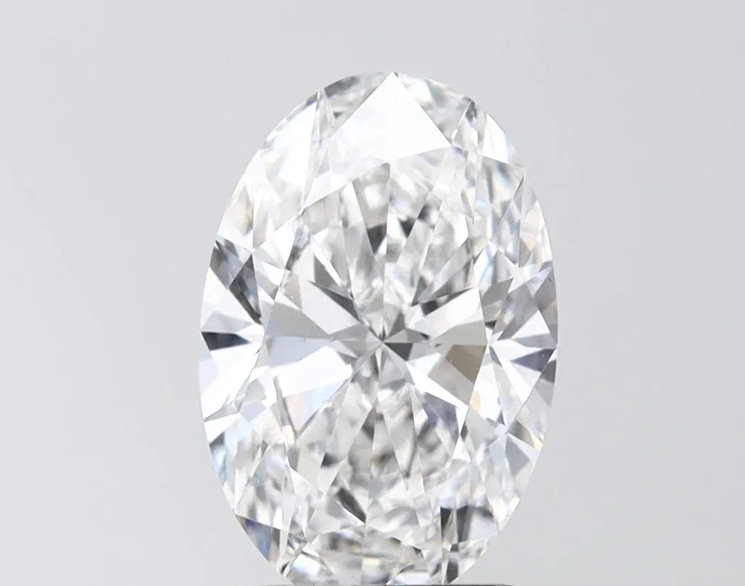 2.06 carat e-vs1 oval lab diamond ag & co jewellery
