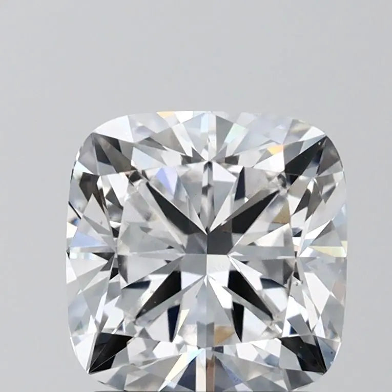 2.07 carat e-vs1 cushion lab diamond ag & co jewellery