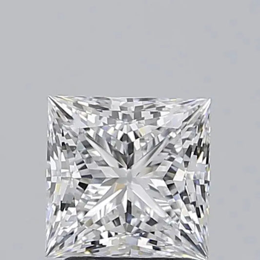 2.07ct Princess Lab Grown Diamond (Colour D, Clarity IF, IGI Certified)