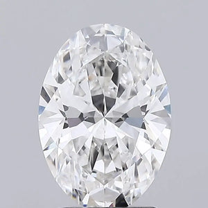 2.08 Carat F-VS1 Oval Lab Diamond