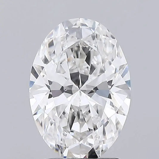 2.08 Carat F-VS1 Oval Lab Diamond