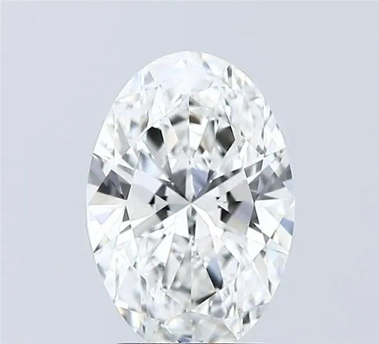 2.09 Carat E-VVS2 Oval Lab Diamond AG & CO Jewellery