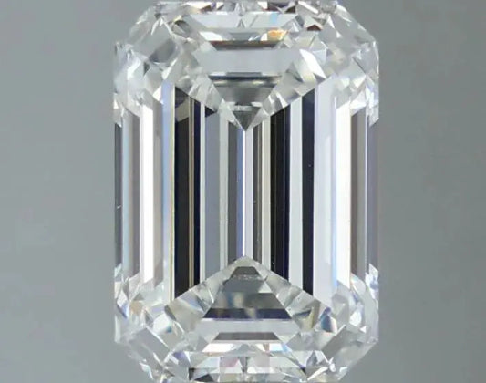 2.10ct Emerald Lab Grown Diamond (Colour F, Clarity VVS2, Cut EX, IGI Certified)