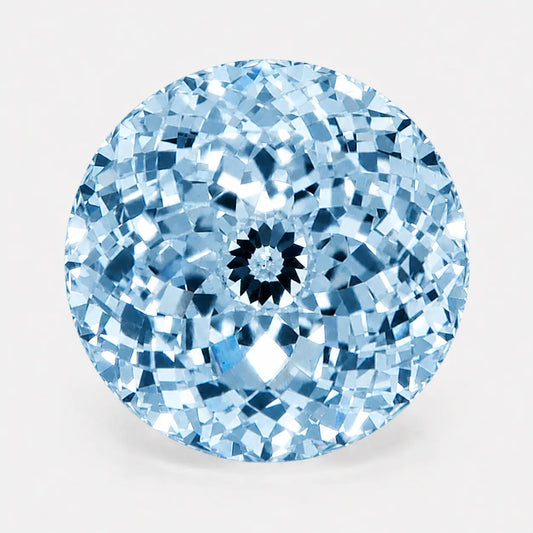 2.19ct Fancy Blue Portuguese Cut Round Lab Diamond (Color Fancy Intense Blue, Clarity VVS2, IGI Certified) AG & CO Jewellery