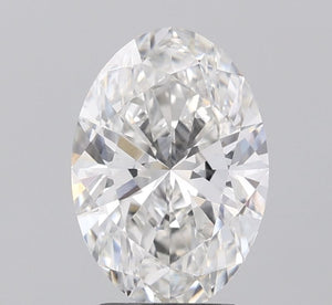 2.42 Carat F-VS1 Oval Lab Diamond