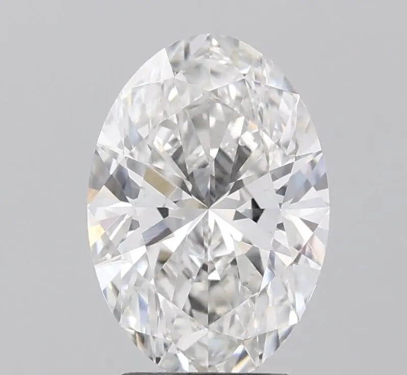 2.42 carat f-vs1 oval lab diamond ag & co jewellery