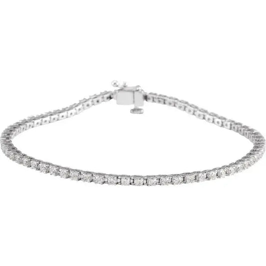 2.40ct Lab Grown Diamond Tennis Bracelet in 10K Gold - AG & CO Jewellery
