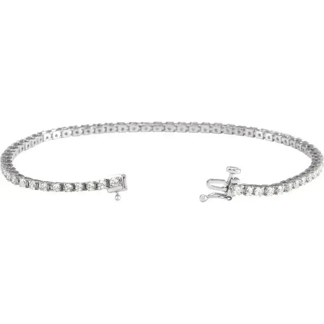 2.40ct Lab Grown Diamond Tennis Bracelet in 10K Gold - AG & CO Jewellery