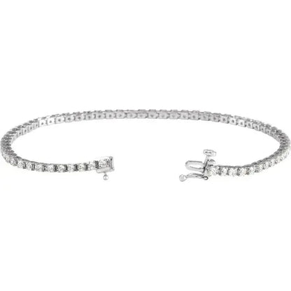 2.40ct Lab Grown Diamond Tennis Bracelet in 10K Gold - AG & CO Jewellery