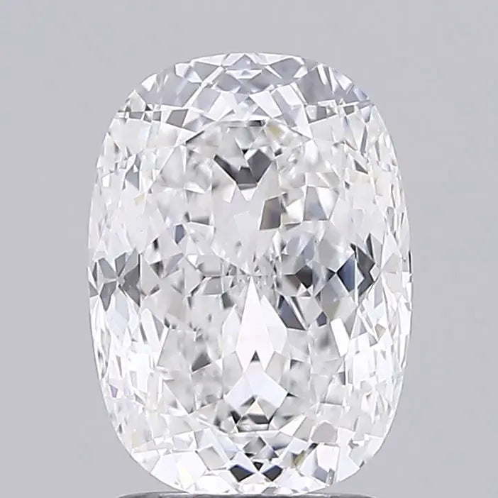 2.50 carat d-vvs2 cushion lab diamond