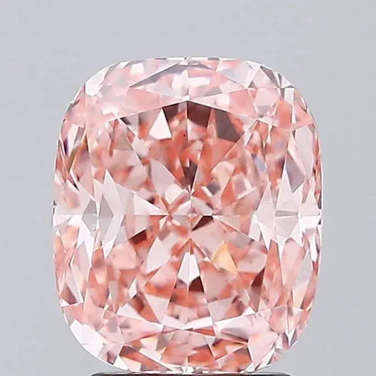 2.50ct Cushion modified Lab Grown Diamond (Colour Fancy Vivid Pink, Clarity VS1, IGI Certified) - AG & CO Jewellery