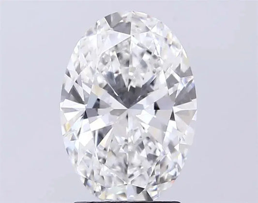 2.50ct Oval Lab Grown Diamond (Colour E, Clarity VVS2, IGI Certified) AG & CO Jewellery