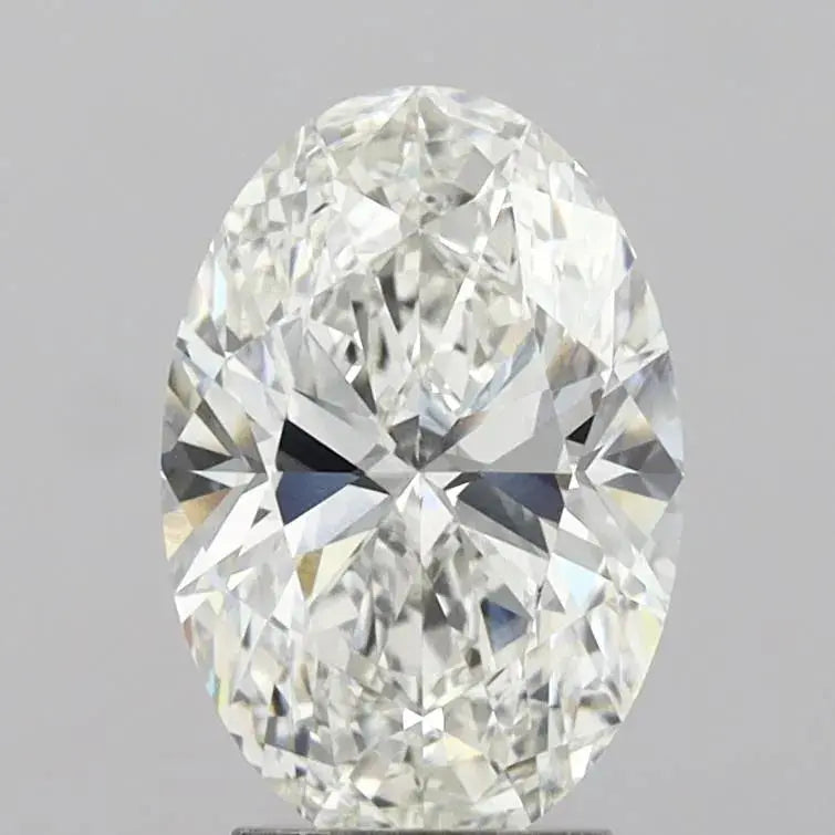 2.50ct oval lab grown diamond (colour f, clarity vvs2, igi certified)