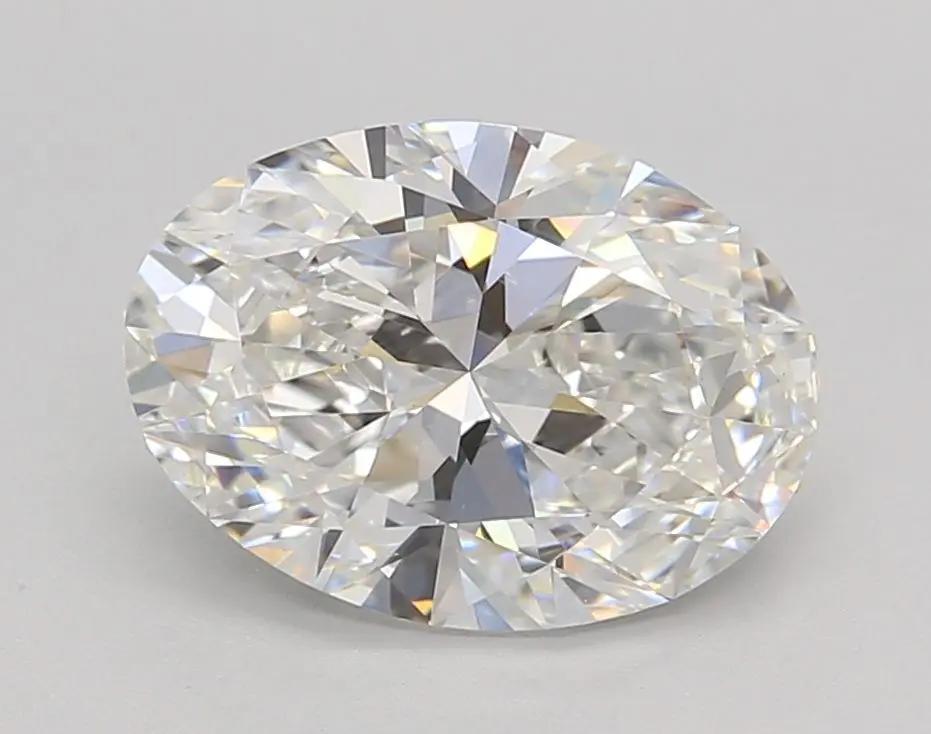 2.51 Carat E-VVS2 Oval Lab Diamond AG & CO Jewellery