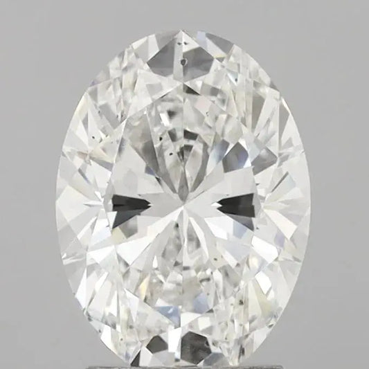 2.51ct Oval Lab Grown Diamond (Colour E, Clarity SI1, IGI Certified)