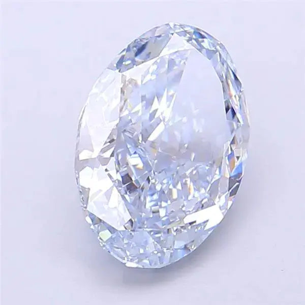 2.51ct Oval Lab Grown Diamond (Colour Fancy Blue, Clarity VVS1, IGI Certified) AG & CO Jewellery
