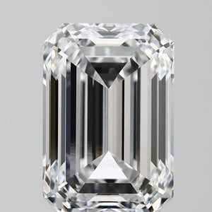 2.55 Carat D-VVS2 Emerald Lab Diamond