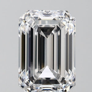 2.55 Carat D-VVS2 Emerald Lab Diamond