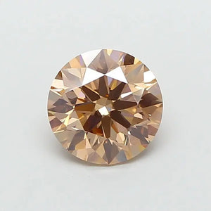 2.55 Carat Round Cut Fancy Brown