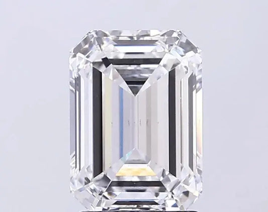 2.58ct Emerald Lab Grown Diamond (Colour D, Clarity VS2, IGI Certified)