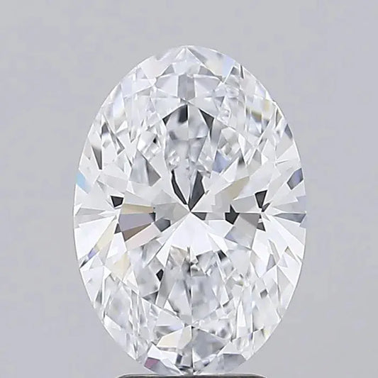 2.60ct Oval Lab Grown Diamond (Colour E, Clarity IF, IGI Certified) AG & CO Jewellery