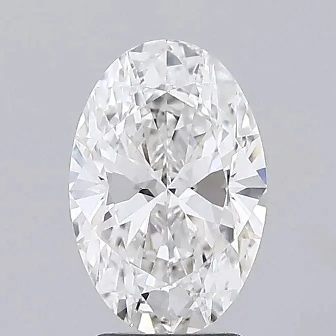 2.65ct Oval Lab Grown Diamond (Colour F, Clarity VVS2, IGI Certified)