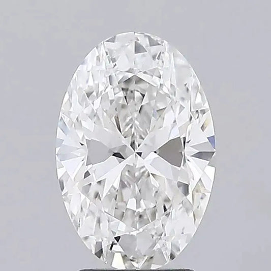 2.65ct Oval Lab Grown Diamond (Colour F, Clarity VVS2, IGI Certified)