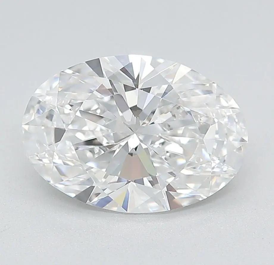 2.71 Carat D-VVS1 Oval Lab Diamond AG & CO Jewellery