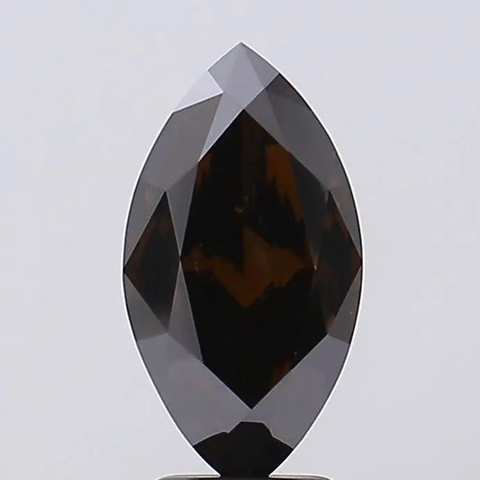 2.99 Carat Marquise Cut Fancy Brown AG & CO Jewellery