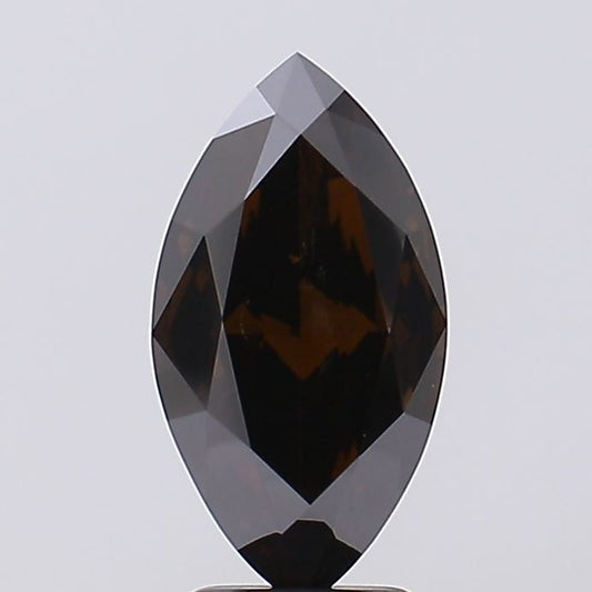 2.99 Carat Marquise Cut Fancy Brown AG & CO Jewellery