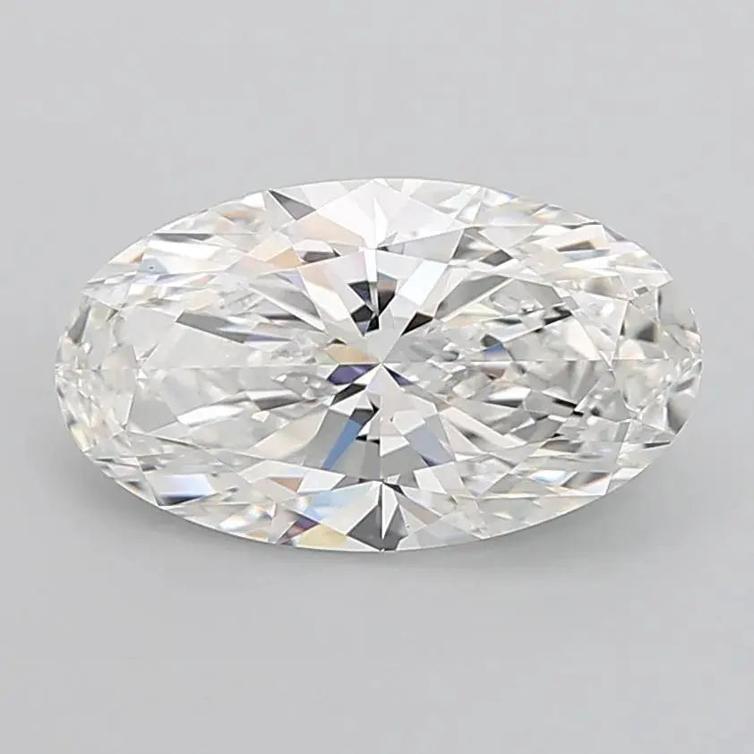 Moval Lab Grown Diamond Elongated Oval 8.50ct (Colour E, Clarity VS1, IGI Certified) - AG & CO Jewellery