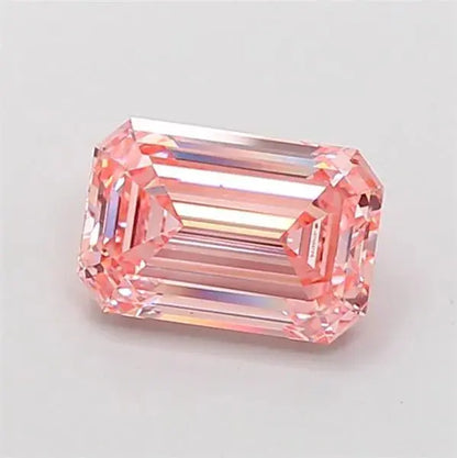 2.09ct Emerald Lab Grown Diamond (Colour Fancy Vivid Pink, Clarity VS1, IGI Certified) - AG & CO Jewellery