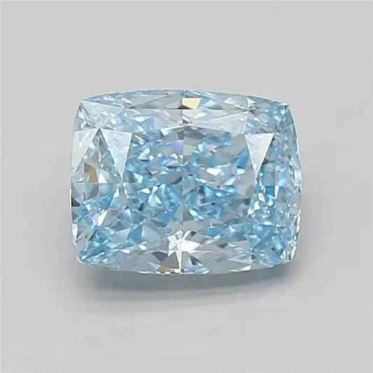2.01ct Cushion modified Lab Grown Diamond (Colour Fancy Vivid Blue, Clarity VS2, IGI Certified) - AG & CO Jewellery