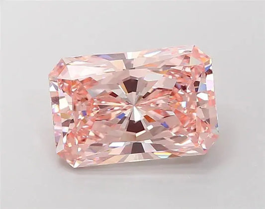 5.59ct Radiant Lab Grown Diamond (Colour Fancy Intense Pink, Clarity VVS2, IGI Certified) - AG & CO Jewellery