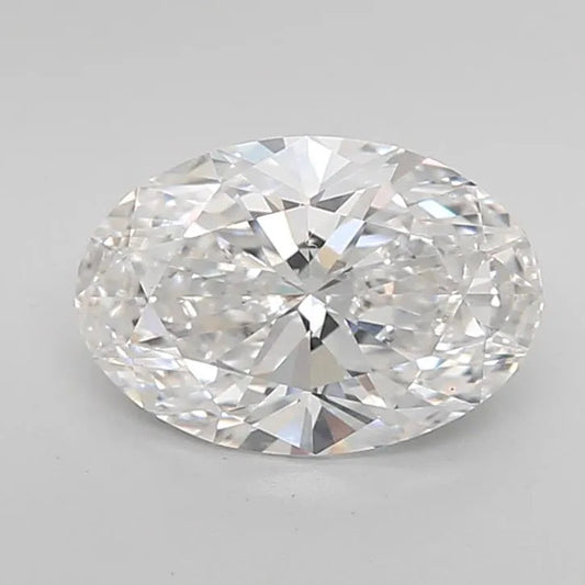 2.10ct Oval Lab Grown Diamond (Colour E, Clarity VVS2, IGI Certified) AG & CO Jewellery