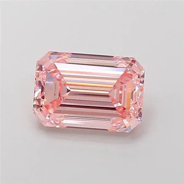3.00ct emerald lab grown diamond (colour fancy intense pink, clarity vs2, igi certified) - ag & co jewellery