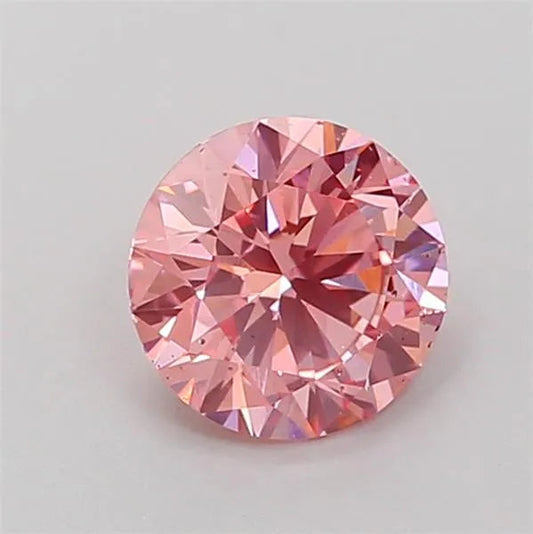 1.03ct Round Lab Grown Diamond (Colour Fancy Vivid Pink, Clarity VS2, Cut VG, IGI Certified) AG & CO Jewellery